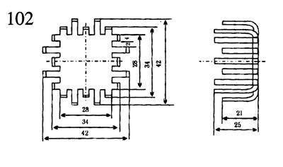 aluminum stampping heatsink