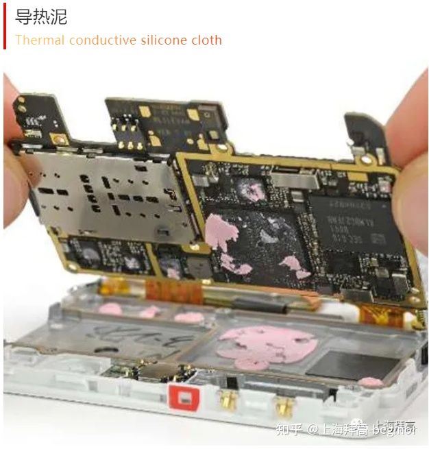 Thermal conductive silicone cloth