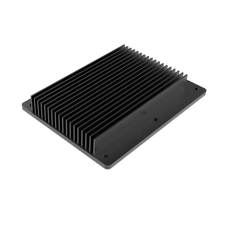 black anodized heatsink