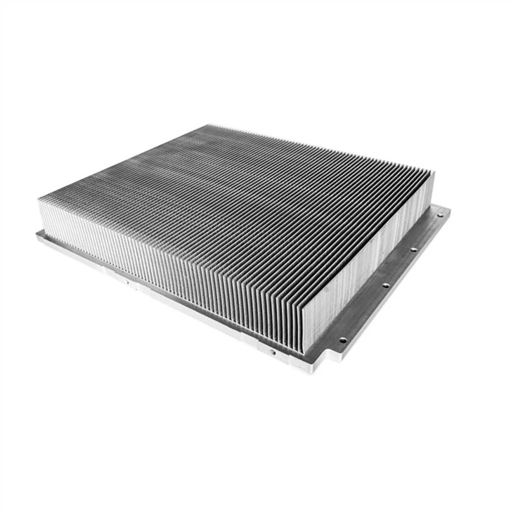 Aluminum Skived Fin Heat Pipe Radiator