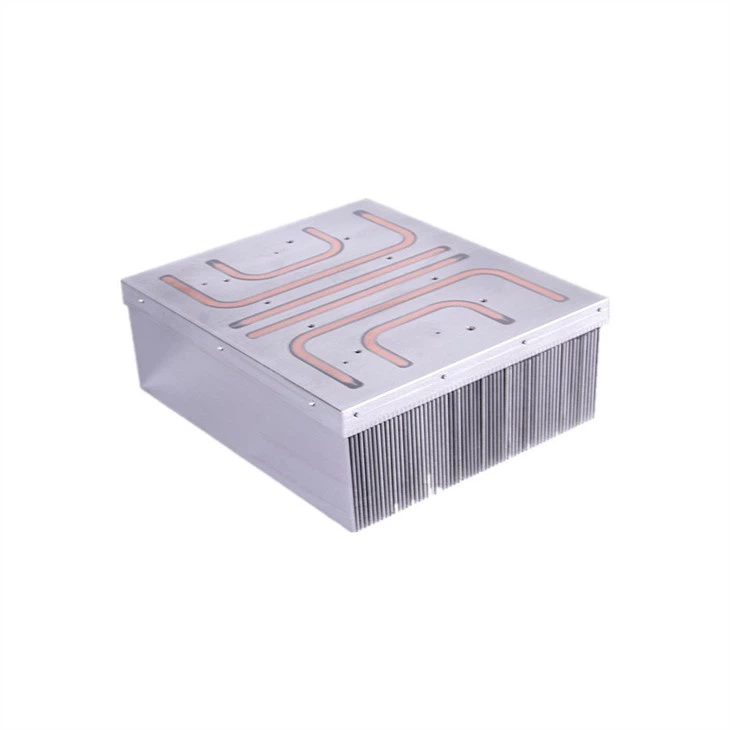 Aluminum Skived Fin Heat Pipe Radiator