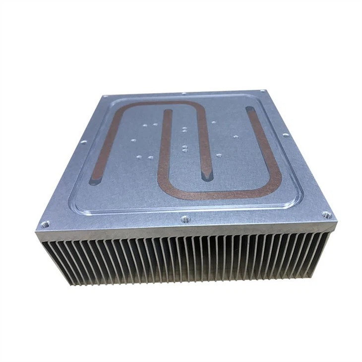 Aluminum Skived Fin Heat Pipe Radiator