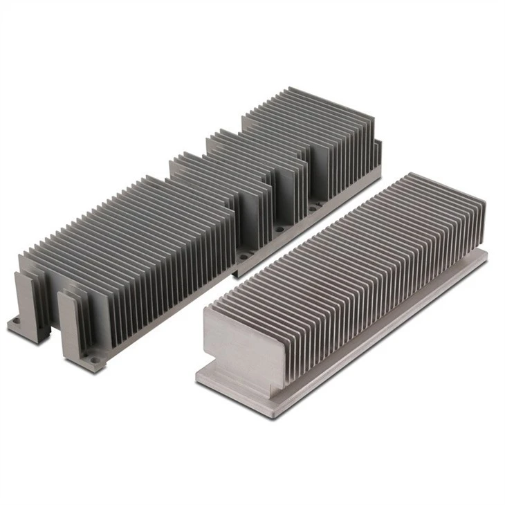 Aluminum Skived Fin Heat Sink For Inverters