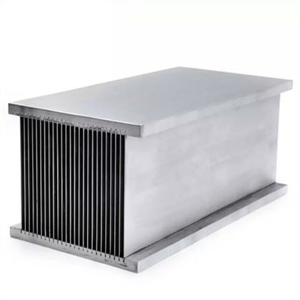 Sinki Haba Sirip Berikat Aluminium Untuk Penerus IGBT