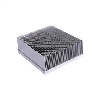 Sinki Haba Sirip Aluminium Skived Untuk UPS Atau IGBT
