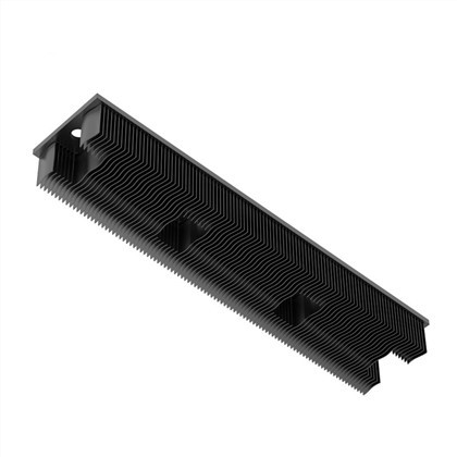 Heatsink Sirip Sirip Anodized Hitam