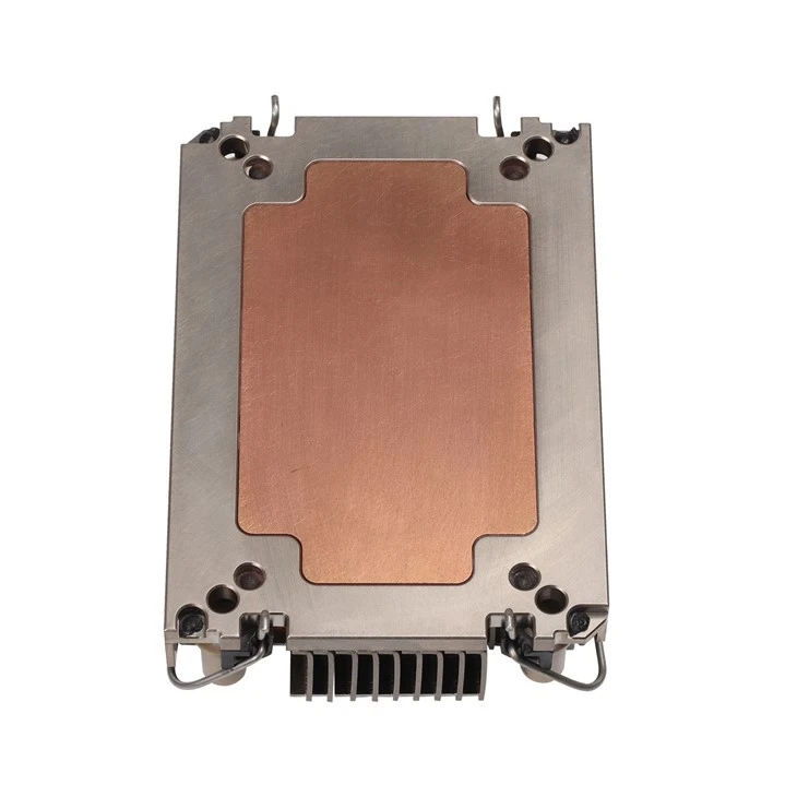 Radiator Sirip Zip Aluminium Dengan Paip Haba