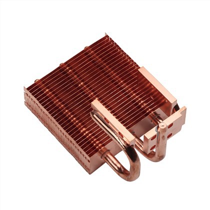 Sirip Zip Kuprum Dan Radiator Plat Dengan Paip Haba